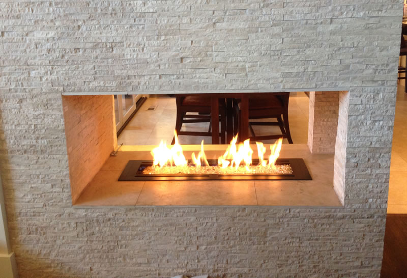 Modelos de chimeneas a gas natural en Bogotá, Colombia. Sortilegio Design Center SAS.