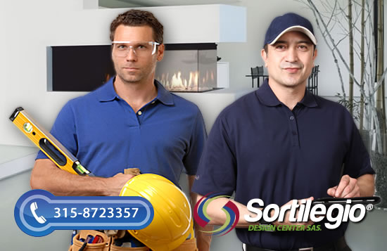 Diseño, Servicio Técnico, Instalación y arreglo de chimeneas a gas natural en Bogotá, Colombia. Sortilegio Design Center SAS.