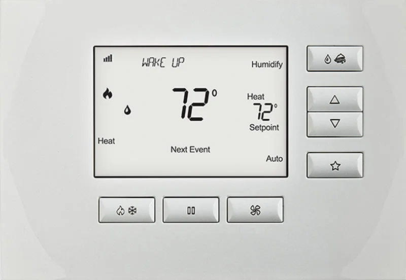 Control de la temperatura en el hogar y casas domóticas con Control4 en Bogotá, Colombia. Sortilegio Design Center SAS.